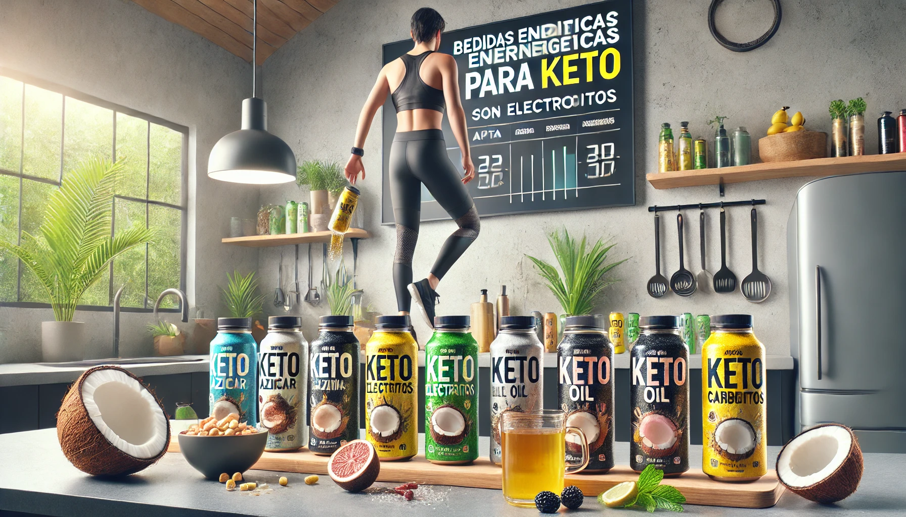 Bebidas energéticas aptas para keto