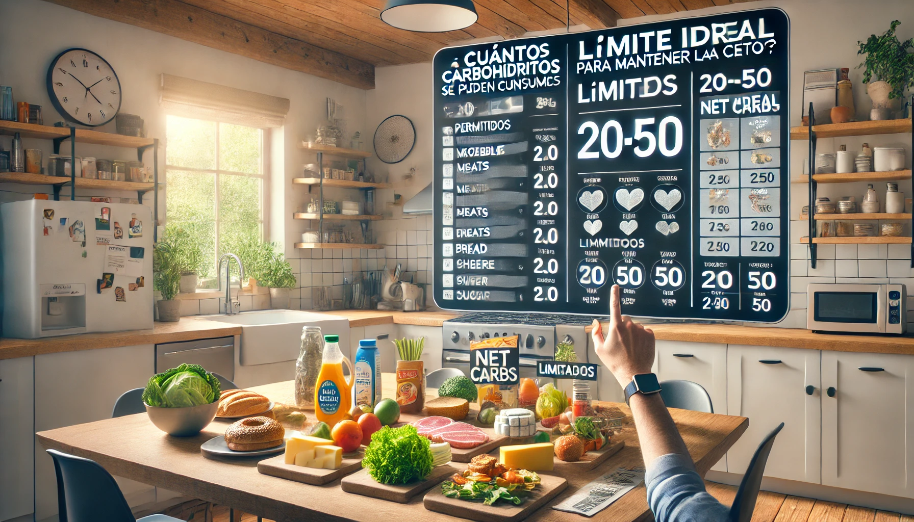 ¿Cuántos carbohidratos se pueden consumir en la dieta keto