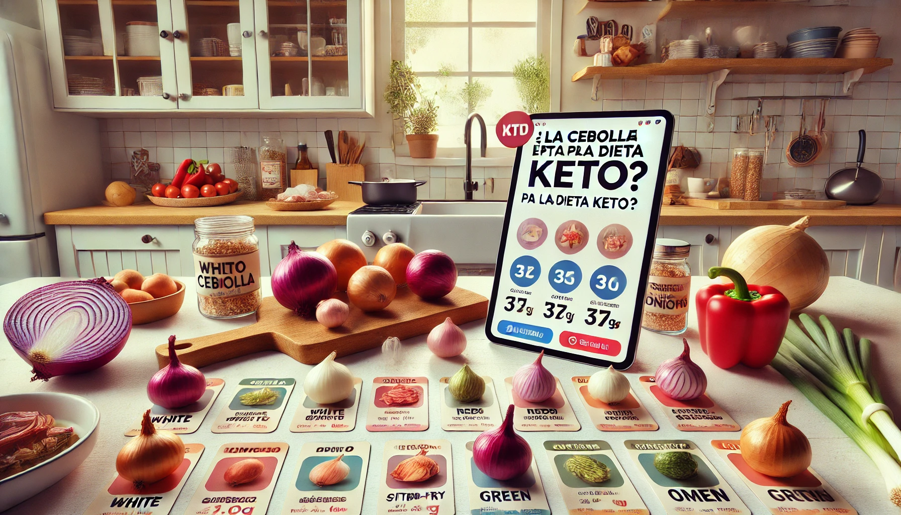 ¿La cebolla es apta para la dieta keto