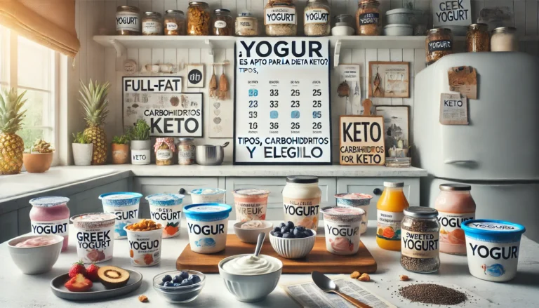¿El yogur es apto para la dieta keto