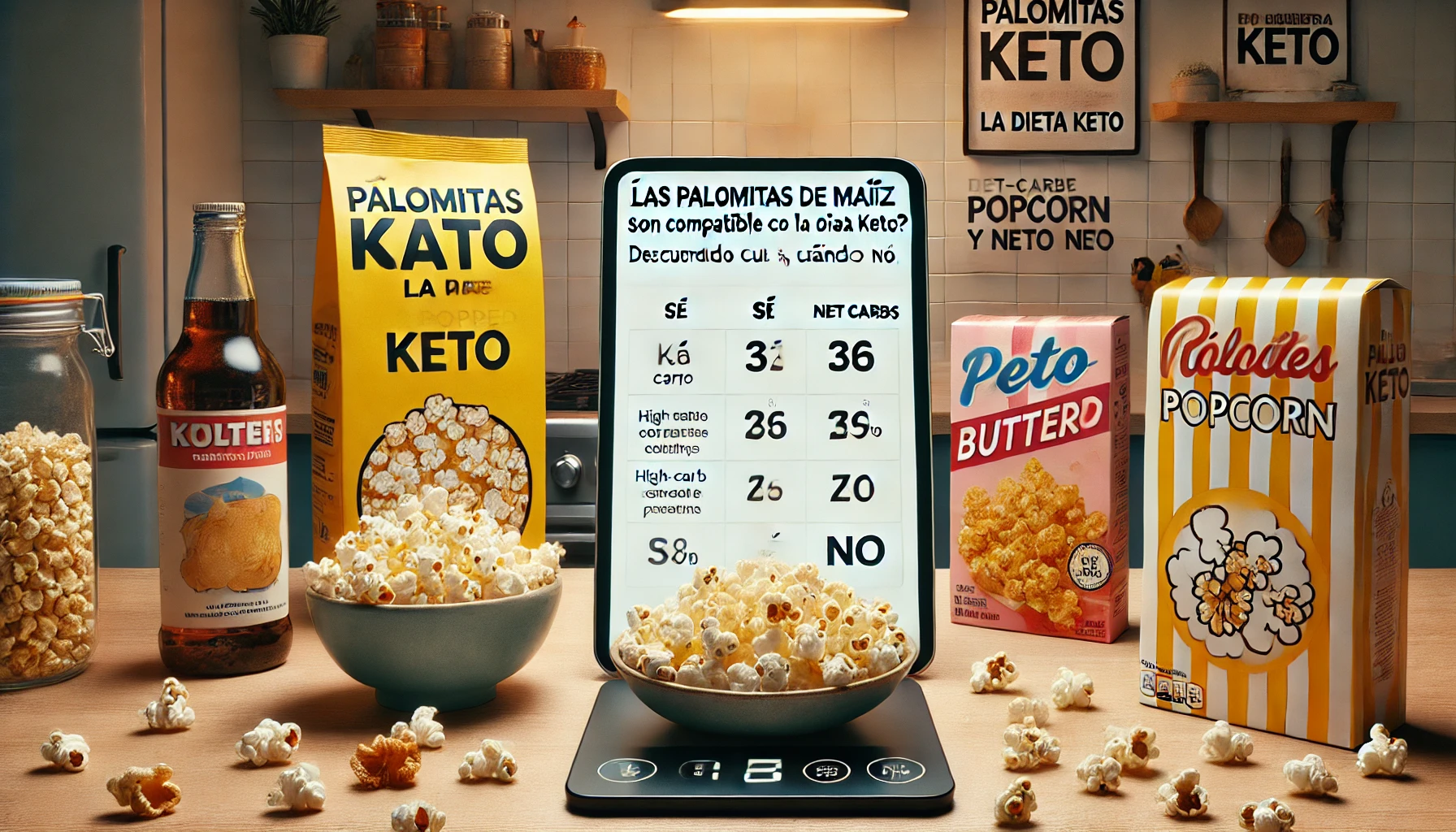 ¿Las palomitas de maíz son compatibles con la dieta keto