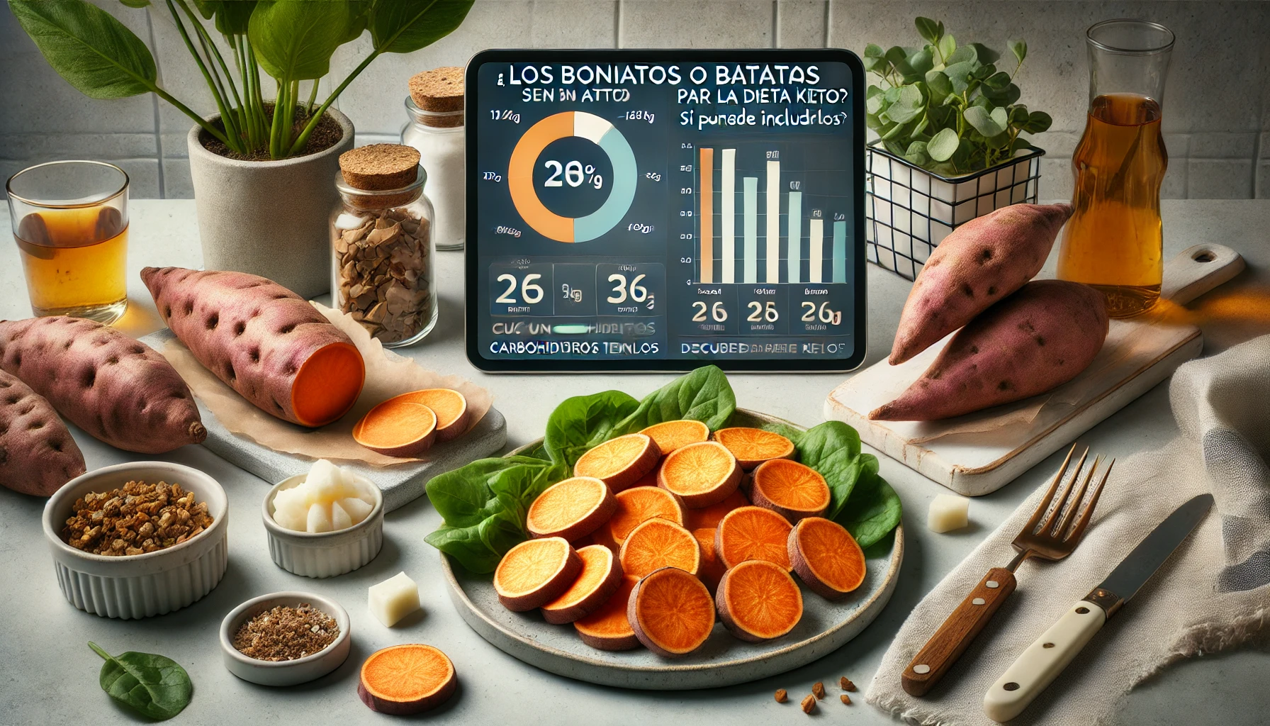 ¿Los boniatos o batatas son aptos para la dieta keto