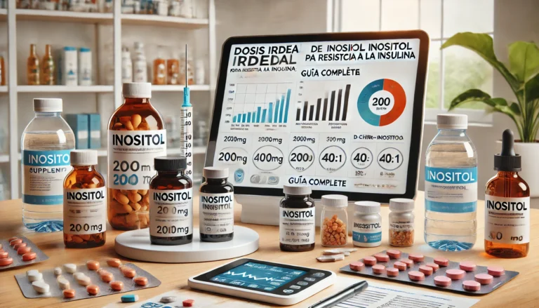 Dosis ideal de inositol para la resistencia a la insulina
