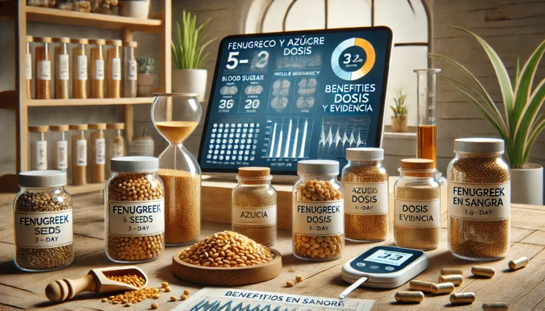 Fenogreco y azúcar en sangre