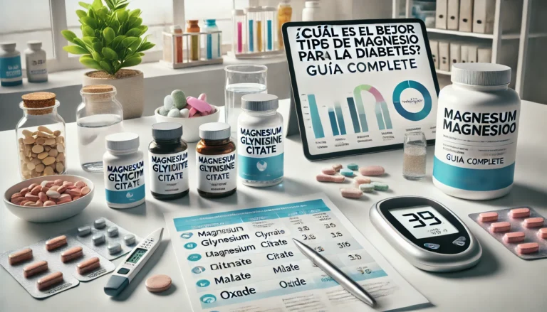 ¿Cuál es el mejor tipo de magnesio para la diabetes
